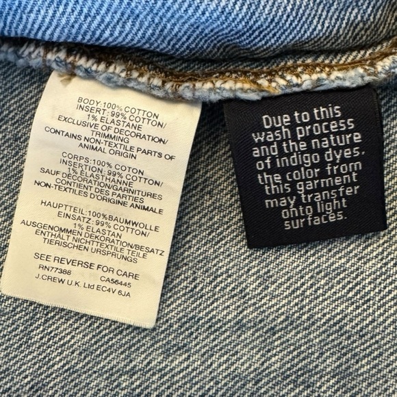 Madewell Women's Denim Cut Off Mini Skirt Blue Y2K Preppy Fetch Distressed Sz 29 - Picture 9 of 10